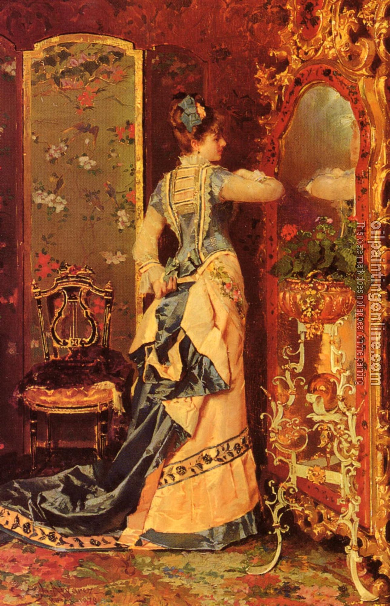 Alvarez Catala, Luis - Woman Before A Mirror